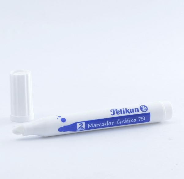 MARCADOR GRÁFICO 751 BLANCO PELIKAN