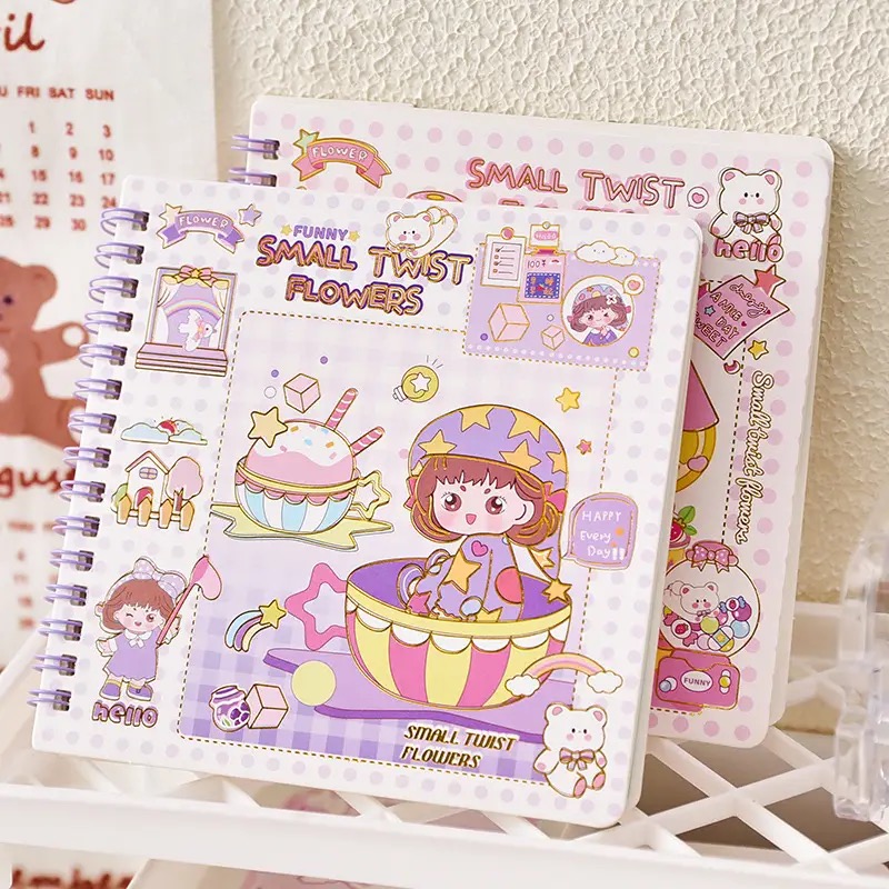 LIBRETA CUADRADA KAWAII