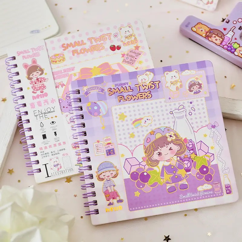 LIBRETA CUADRADA KAWAII