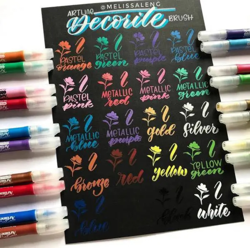 MARCADOR ARTLINE DECORITE BRUSH PEN PUNTA PINCEL