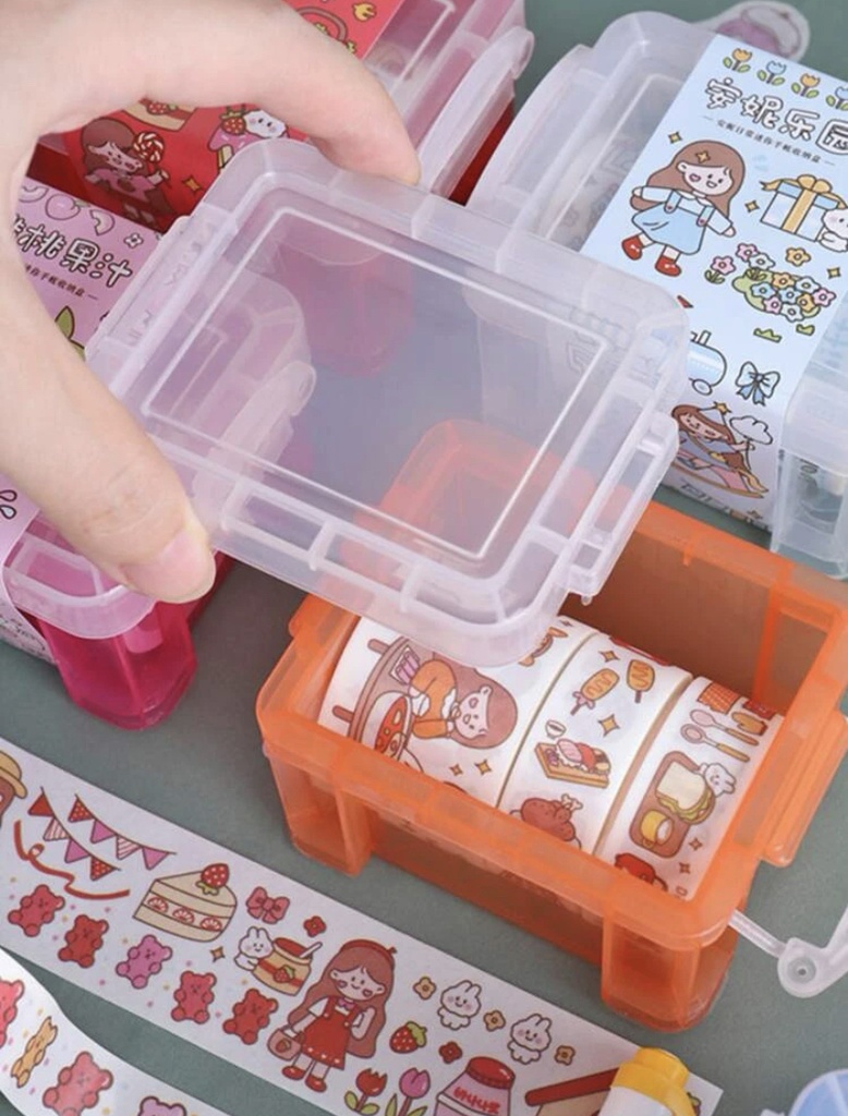 MINI BOX WASHI TAPE + STICKERS