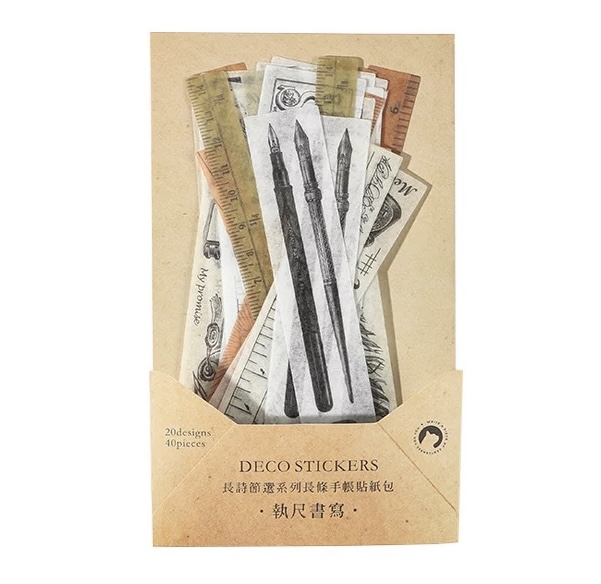 SET STICKERS DECO VINTAGE