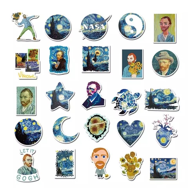 STICKERS VAN GOGH