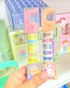 MINI WASHI TAPE CON DISPENSADOR PASTEL