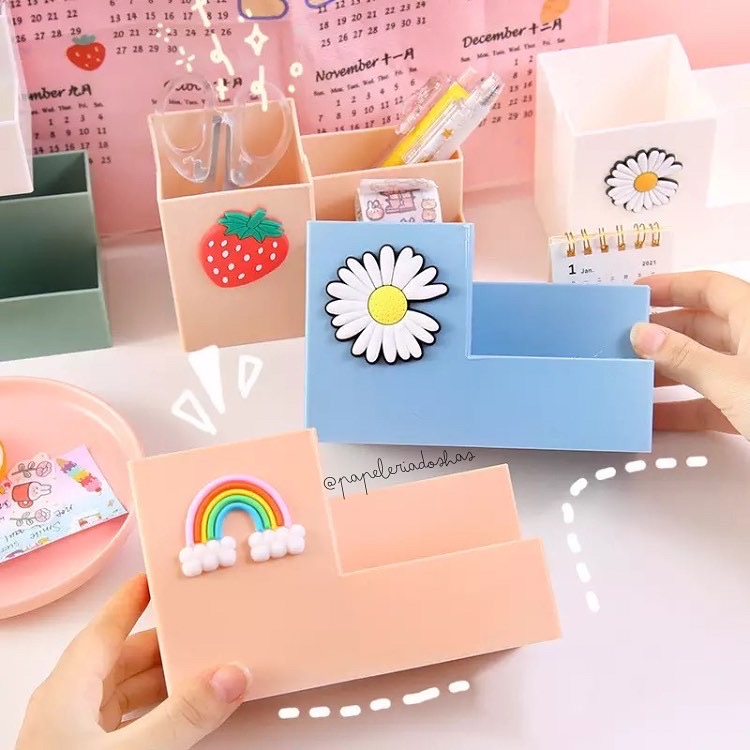 ORGANIZADOR KAWAII 3 COMPARTIMENTOS