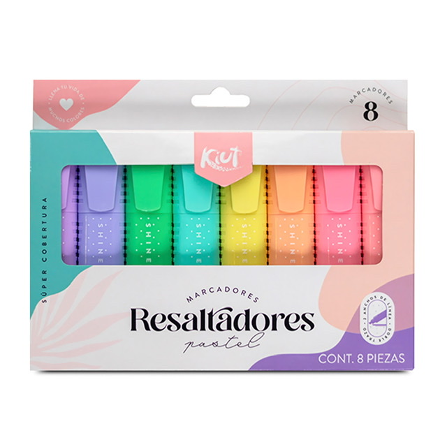 RESALTADORES KIUT PASTEL X8