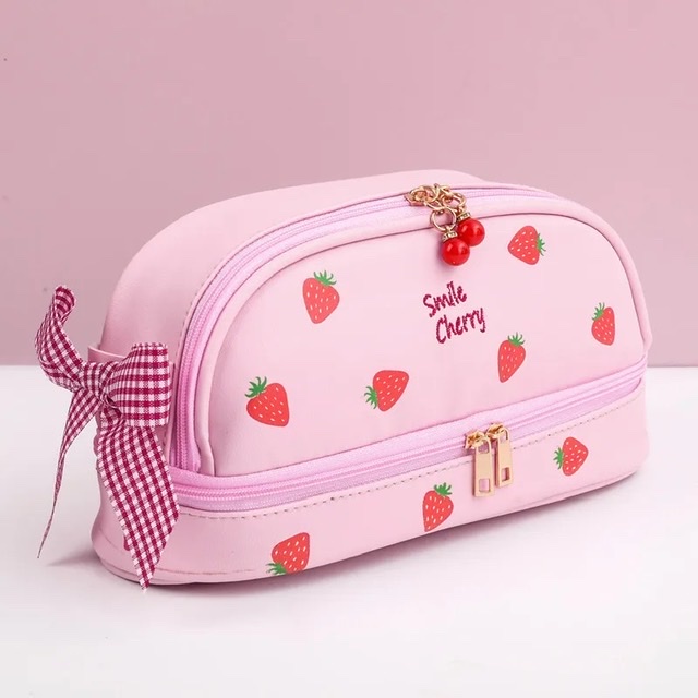 CARTUCHERA DOBLE CIERRE KAWAII
