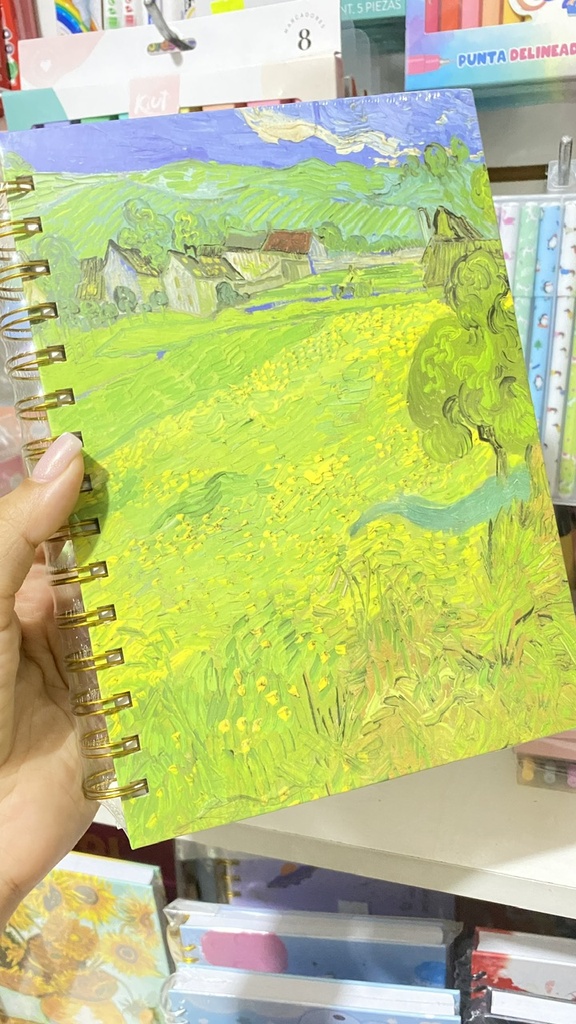 LIBRETA VAN GOGH LÍNEAS