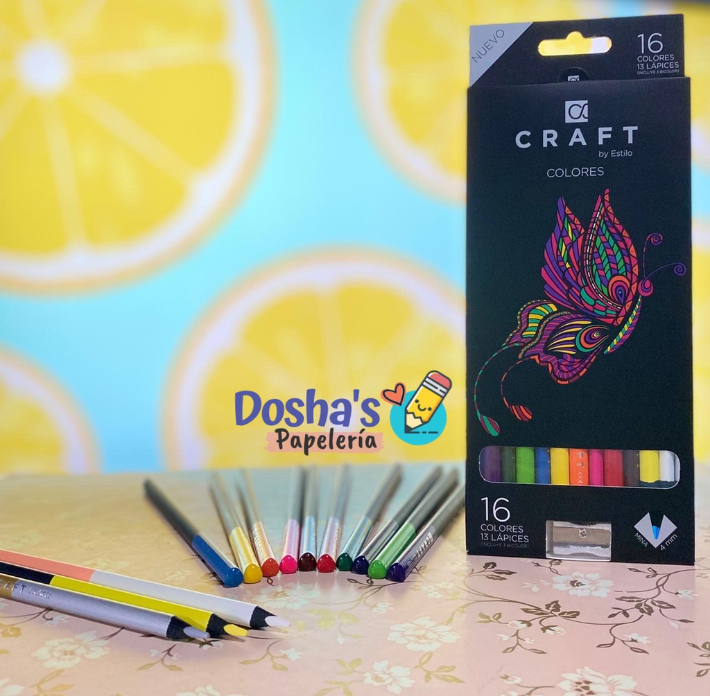 LÁPICES DE COLORES CRAFT X16