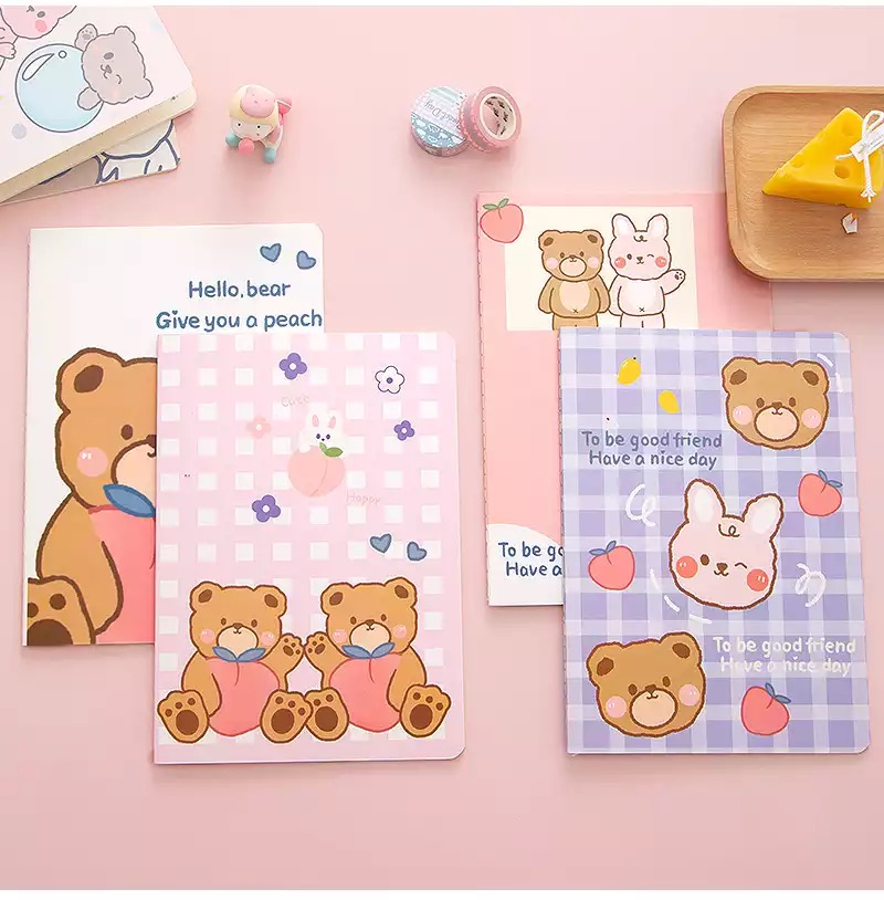 LIBRETA HONEY BEAR B5