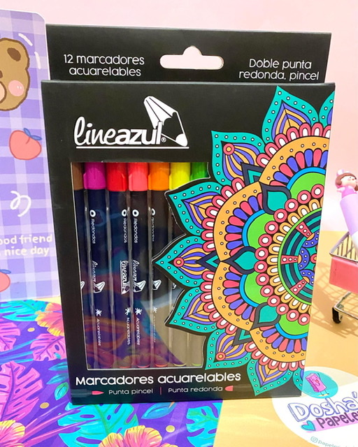 MARCADORES LZ DOBLE PUNTA ACUARELABLE