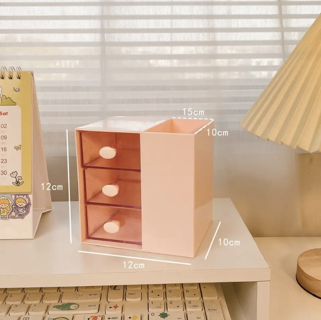 ORGANIZADOR 3 CAJONES CON STICKERS