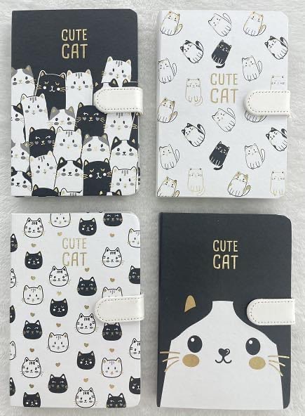 LIBRETA CUTE CAT FILO CON DISEÑO