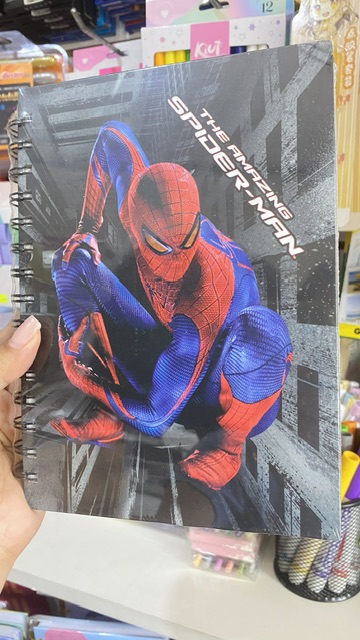 LIBRETA SPIDERMAN LINEAS