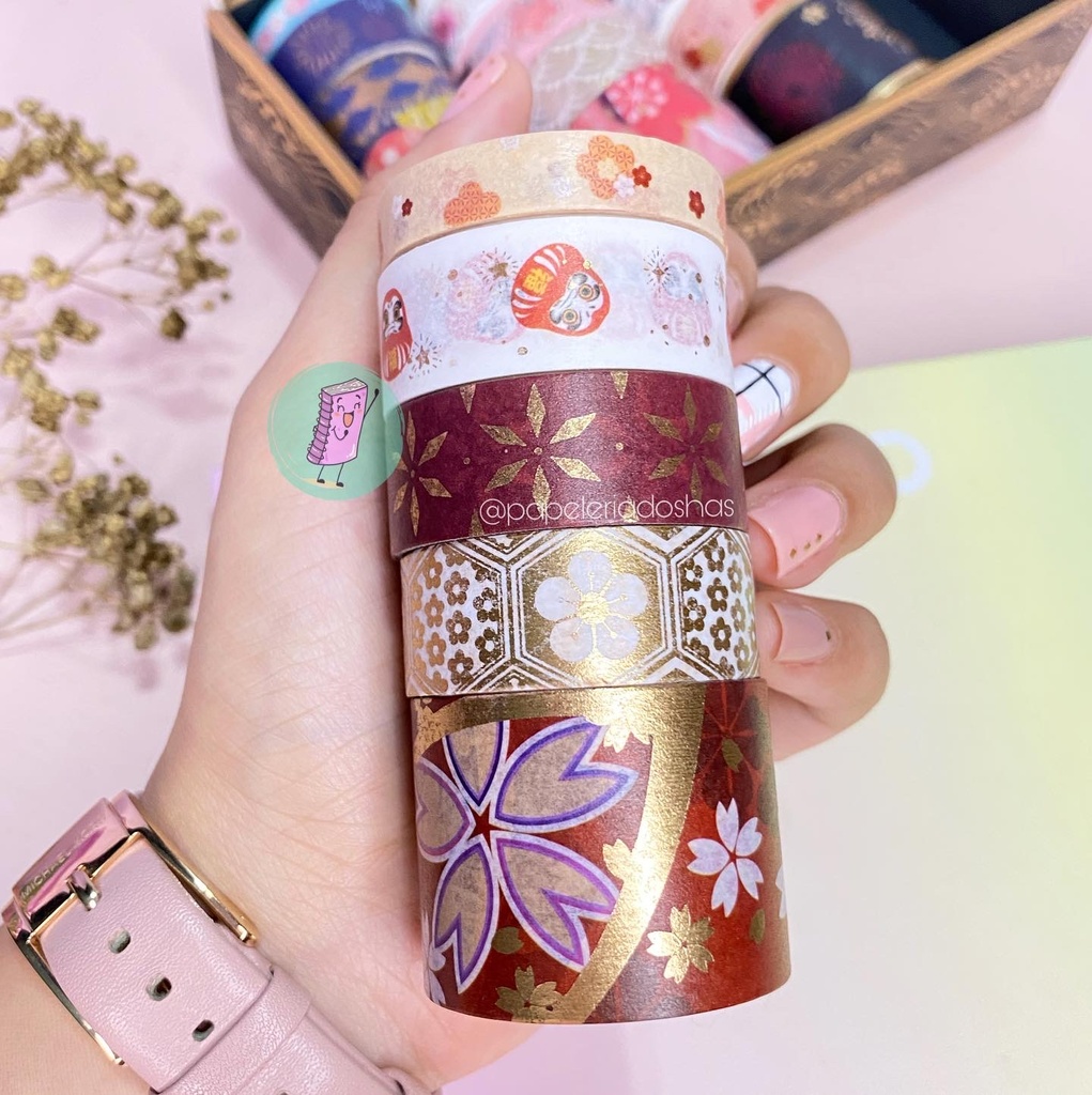 SET WASHI TAPE VINO