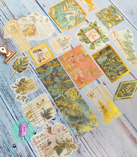 SET STICKERS TROPICAL