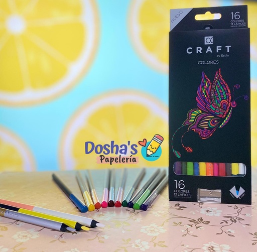 LÁPICES DE COLORES CRAFT X16