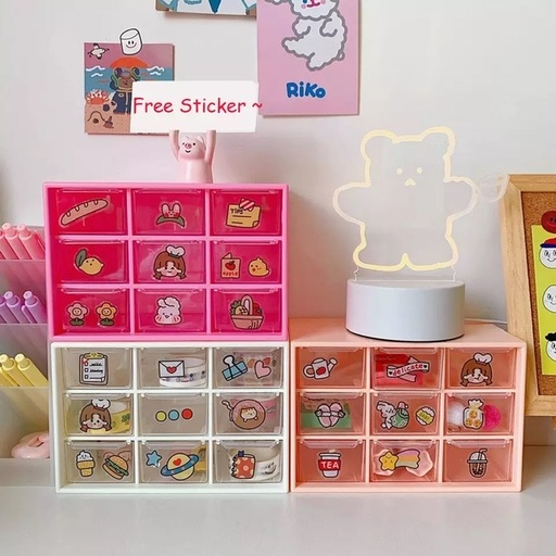 ORGANIZADOR PLÁSTICO 9 CAJONCITOS