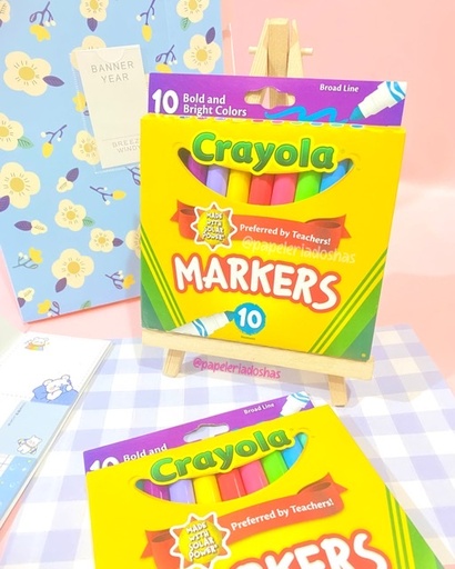 MARCADORES CRAYOLA COLORES TROPICALES x12