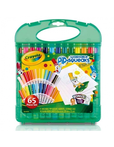 MARCADORES CRAYOLA PIP SQUEAKS 65 PIEZAS
