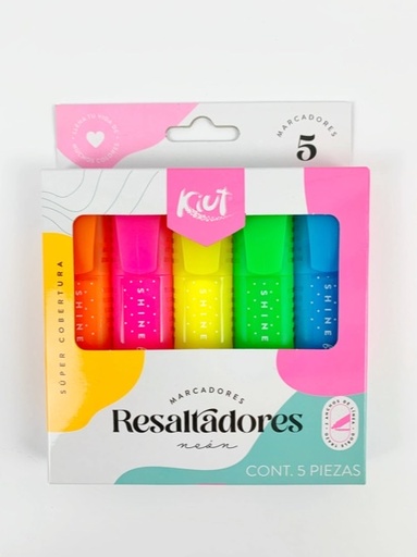 Resaltadores Doble Punta Pastel o Neon Morita