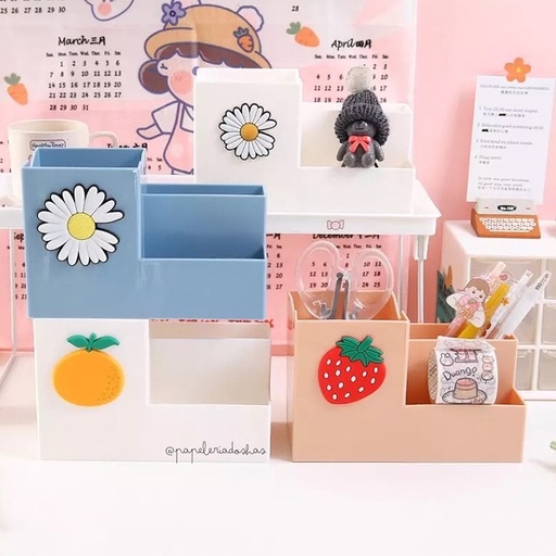 ORGANIZADOR KAWAII 3 COMPARTIMENTOS