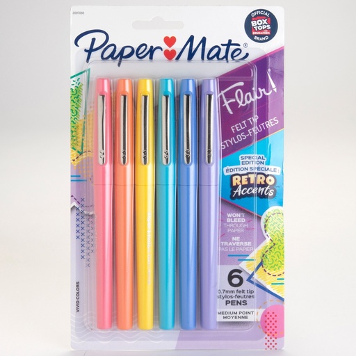 SET BOLIGRAFOS PAPER MATE CANDY POP X6