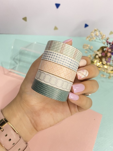 SET WASHI TAPE FINAS X4