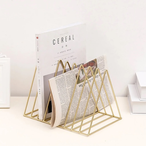 ORGANIZADOR PARA LIBROS DORADO