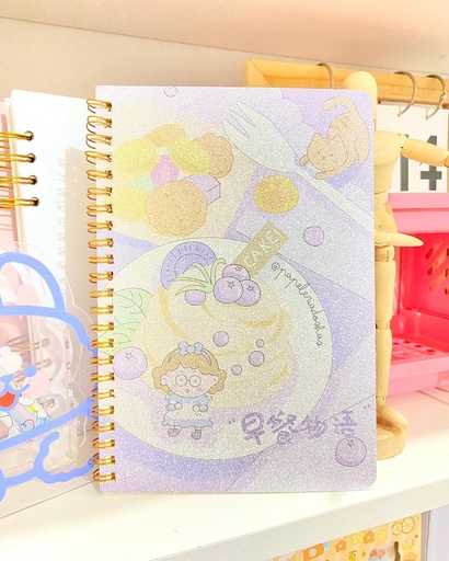 LIBRETA A5 FOOD CUTE